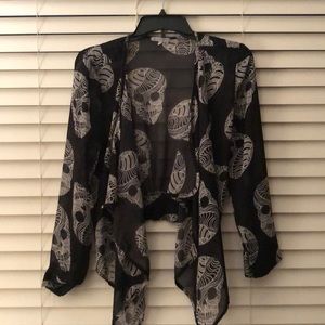 Crop top cardigan